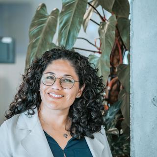 Portrait of Dulce María Aguilar Téllez, Engineer at DNS Belgium, expert in DevOps.