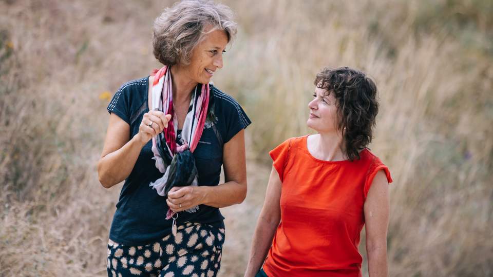 Wandelmeeting Kathleen en Hilde