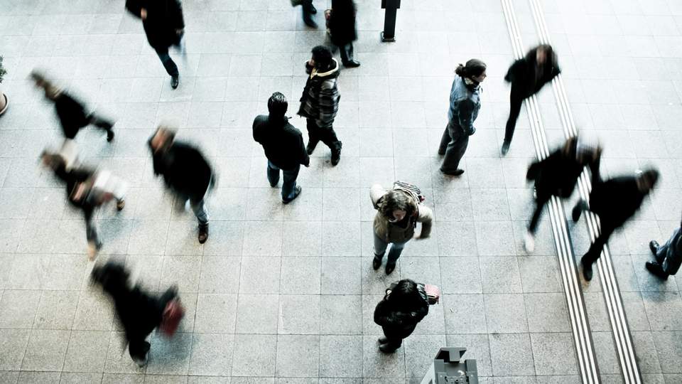 People walking in the streets